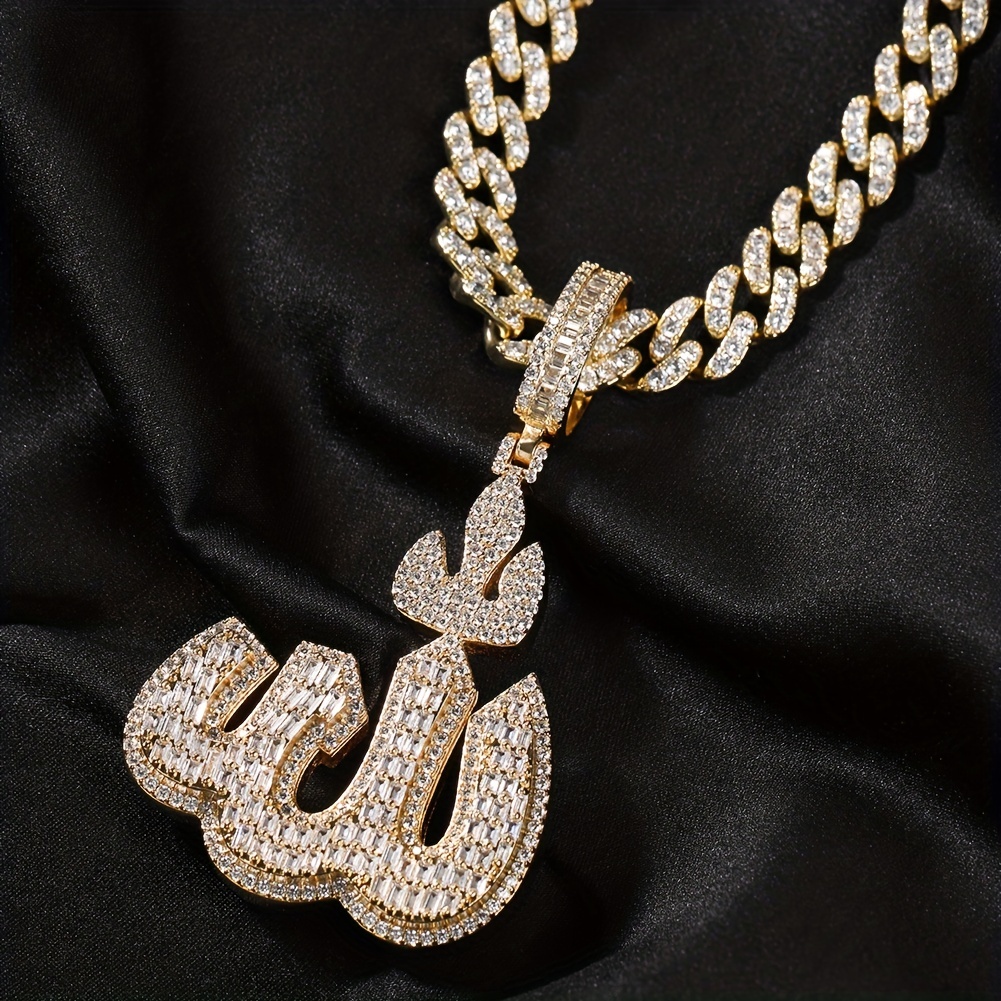 Iced out clearance allah chain