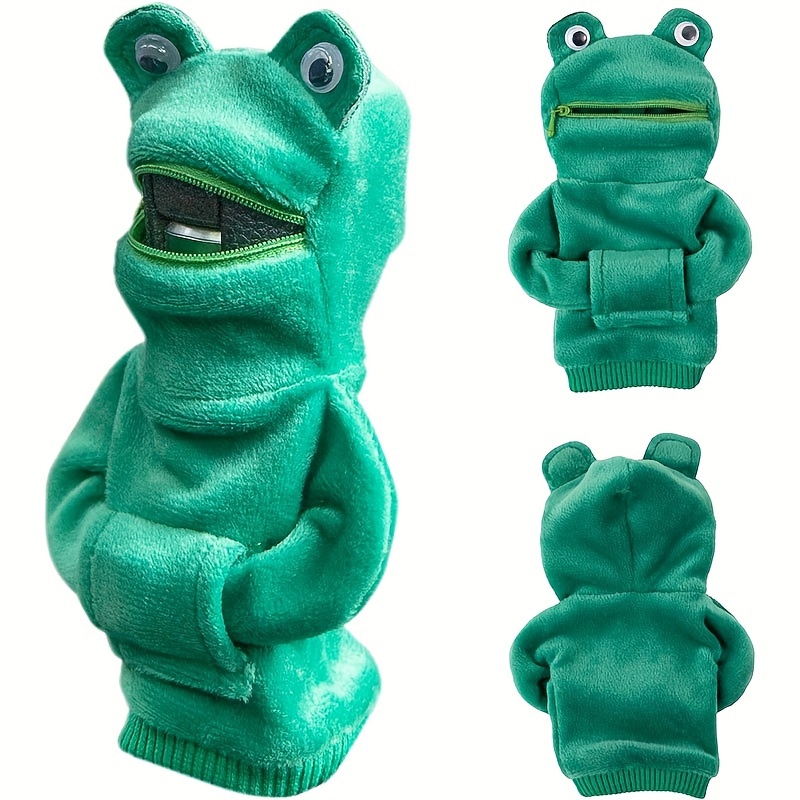 Green Frog Gear Car Shifter Hoodie Cover, Blue Shark Car Gear Shift Knob  Hoodie Cover, Funny Gearshift Sweater Car Accessories