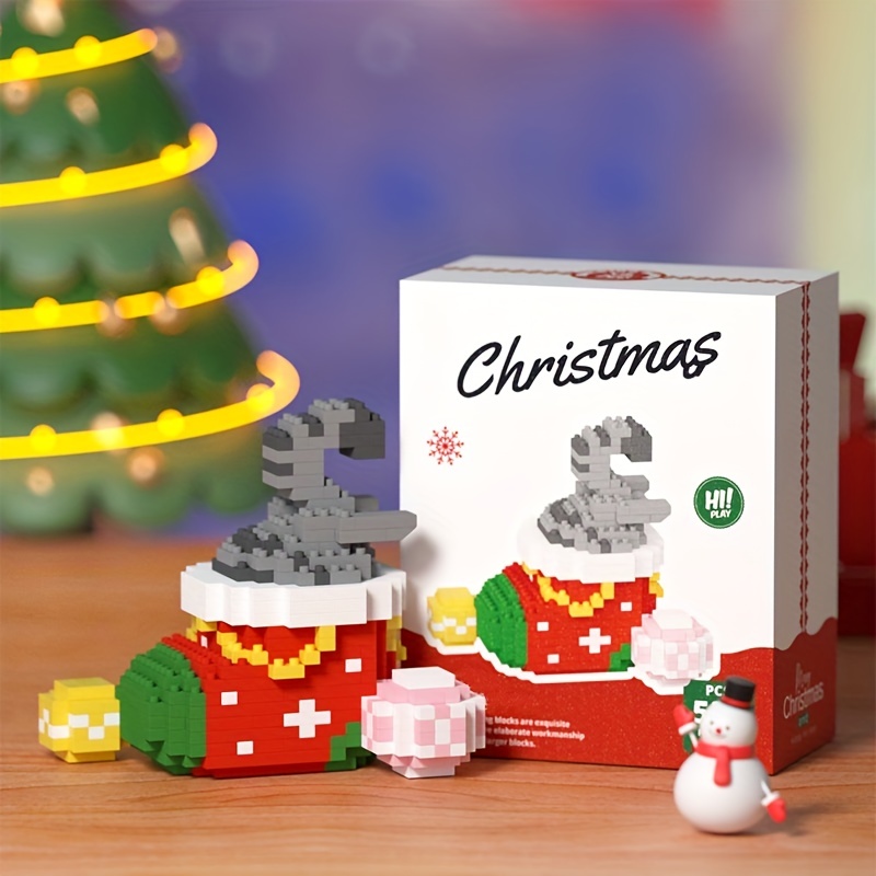 Mini Blocks Christmas Snowman 290Pcs Blocks Building Set Puzzles