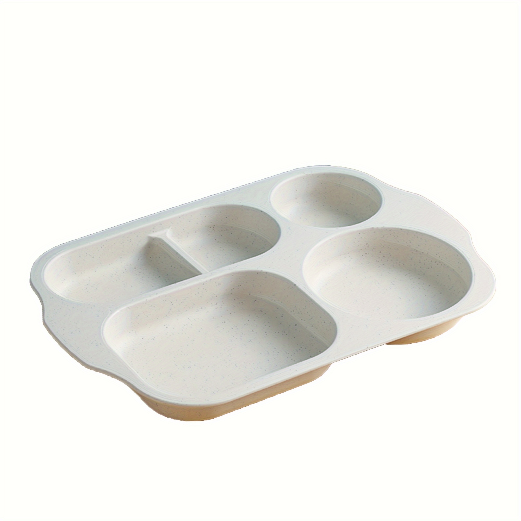 Large Unbreakable Divided Plates For Teens Adults, Dishwasher