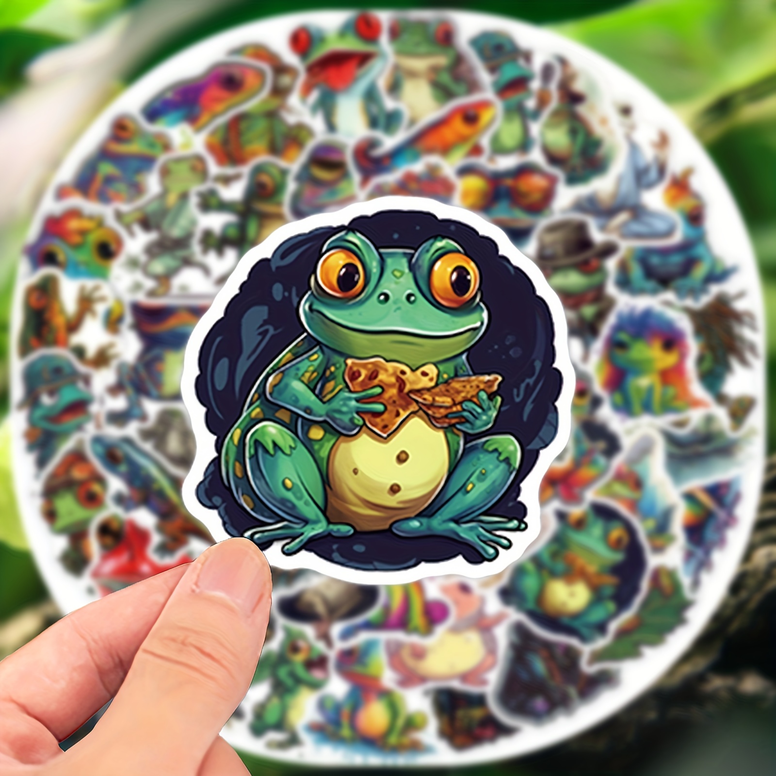 Adorable Frog Stickers Perfect For Decorating Laptops - Temu Japan