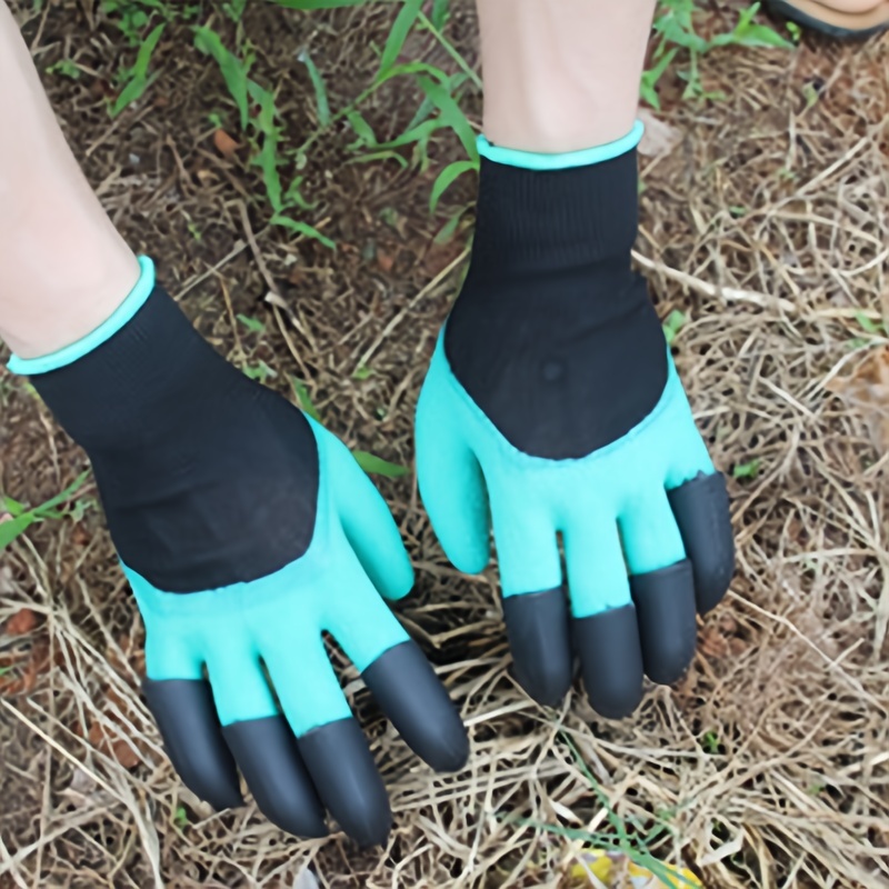Par de guantes de jardinería para mujer, guantes de trabajo en el jardín  para desmalezar, plantar y excavar MFZFUKR CPB-US-DYP728-1