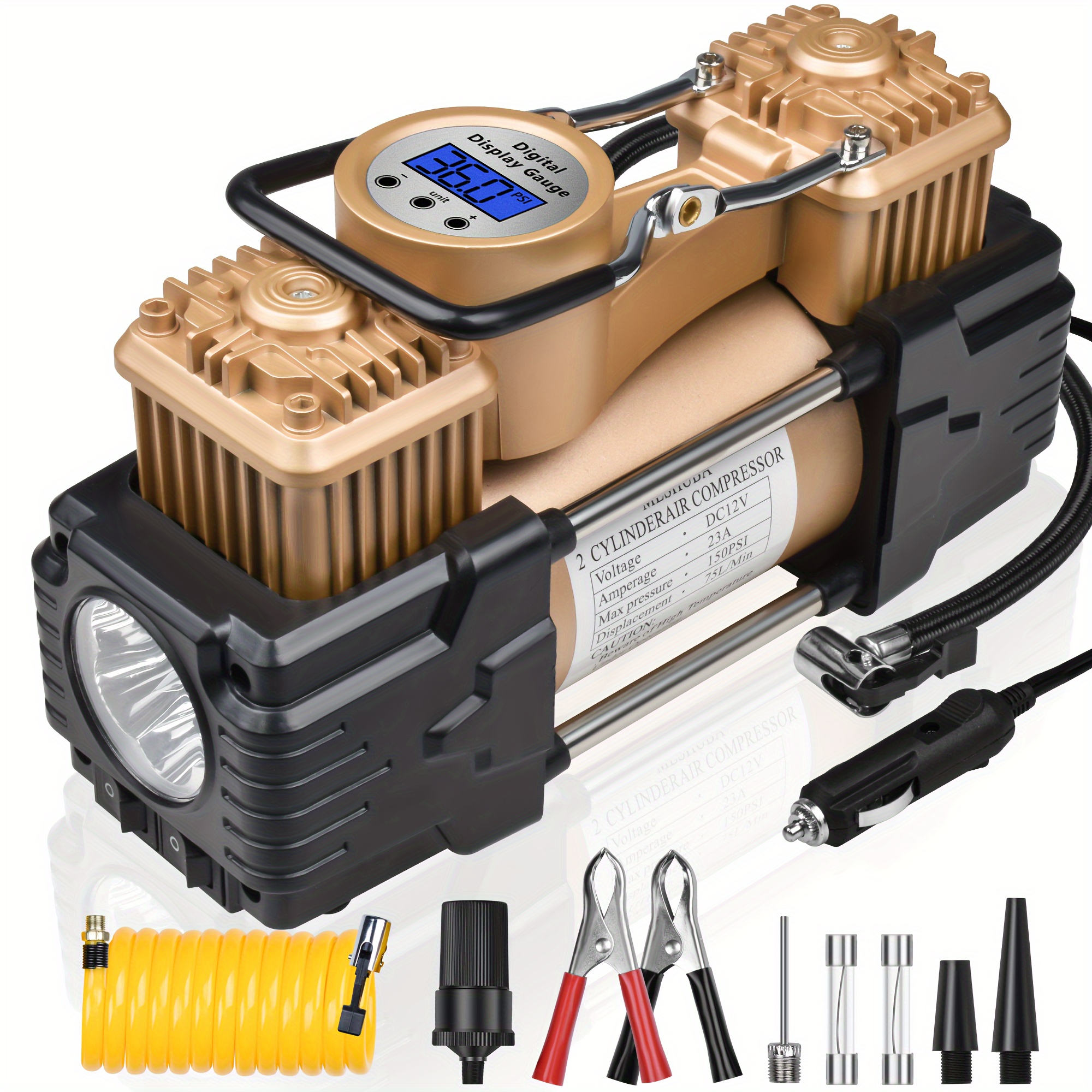 Mini compressor compressor car pump 12v