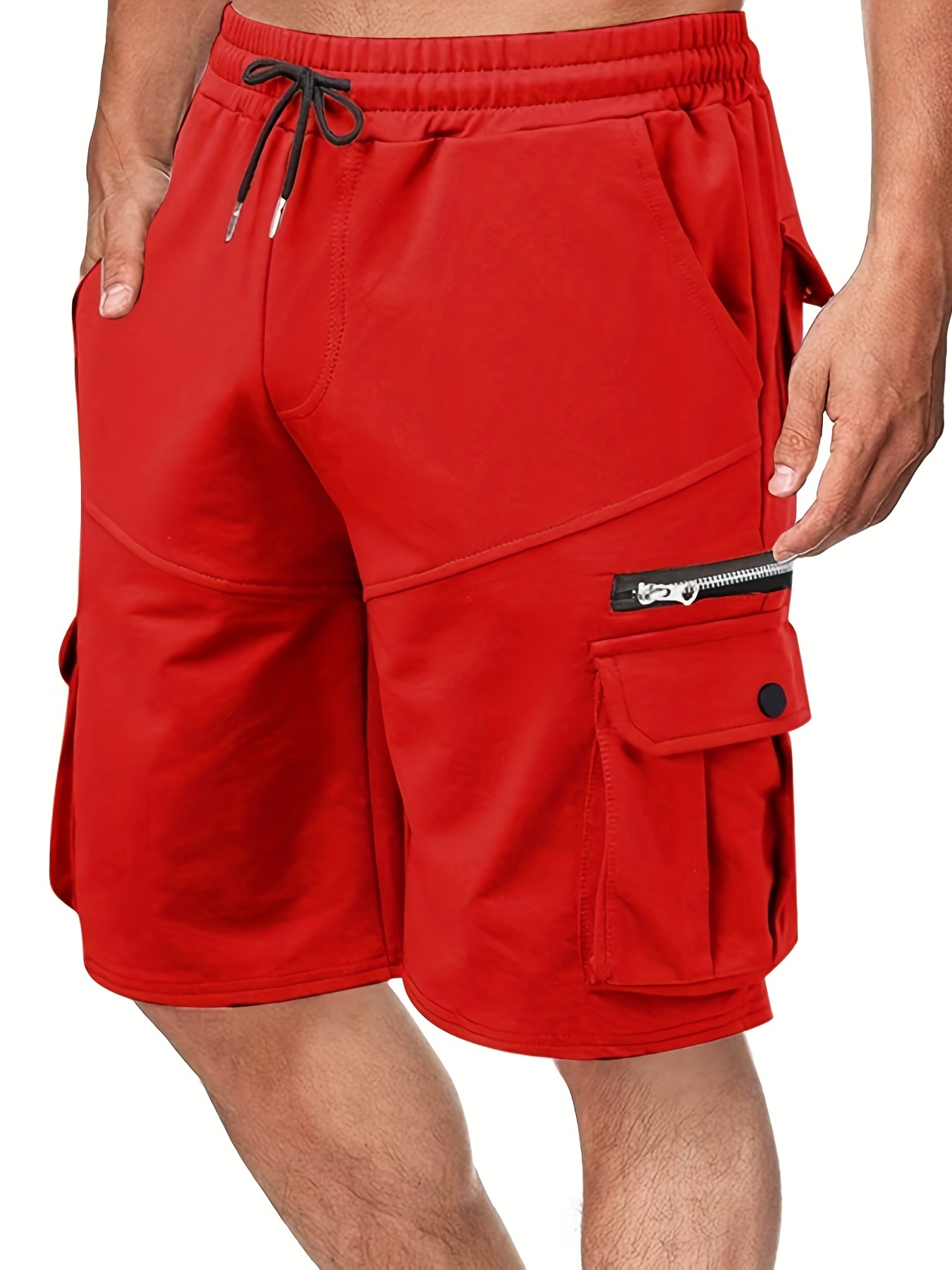 Mens cargo shorts sale with drawstring legs