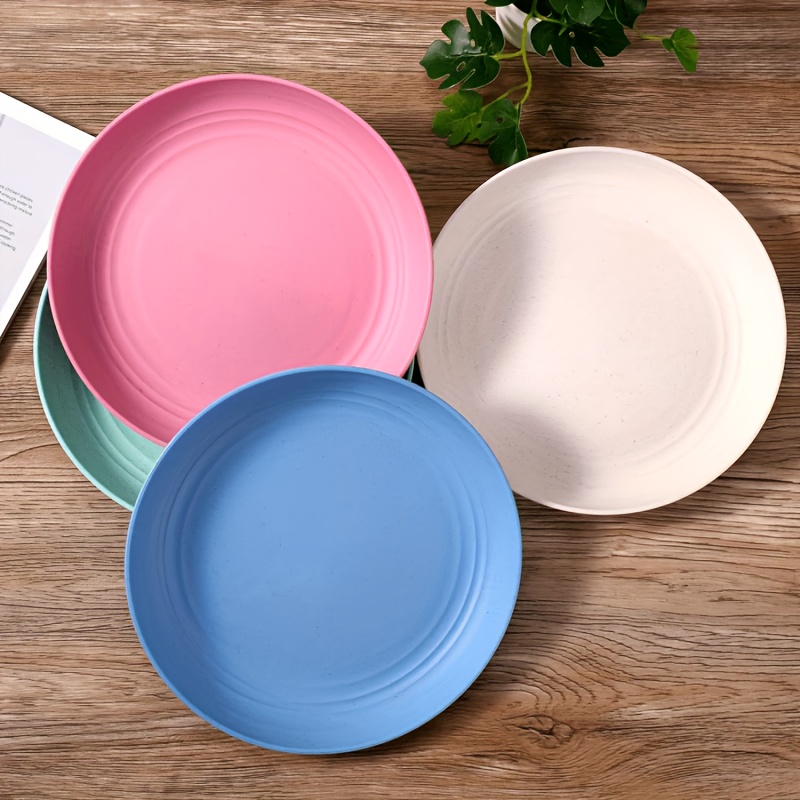 Wheat Straw Plates deep Dinner Plates unbreakable Dinner - Temu