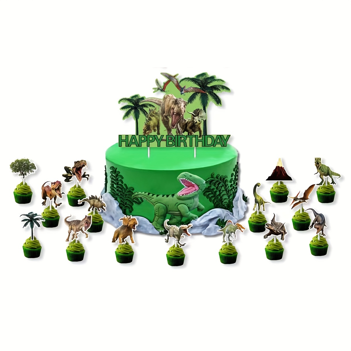 Dinosaur Fondant Silicone Chocolate Molds (6Pcs), Kid's Cartoon Dino Claws  Clay Molds for Dinosaur Theme Party Cake Decoration Cupcake Topper Sugar