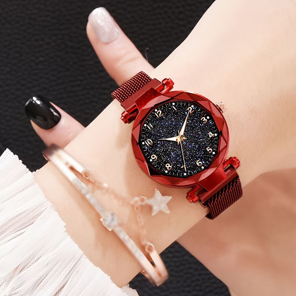 Ladies elegant cheap magnet watch