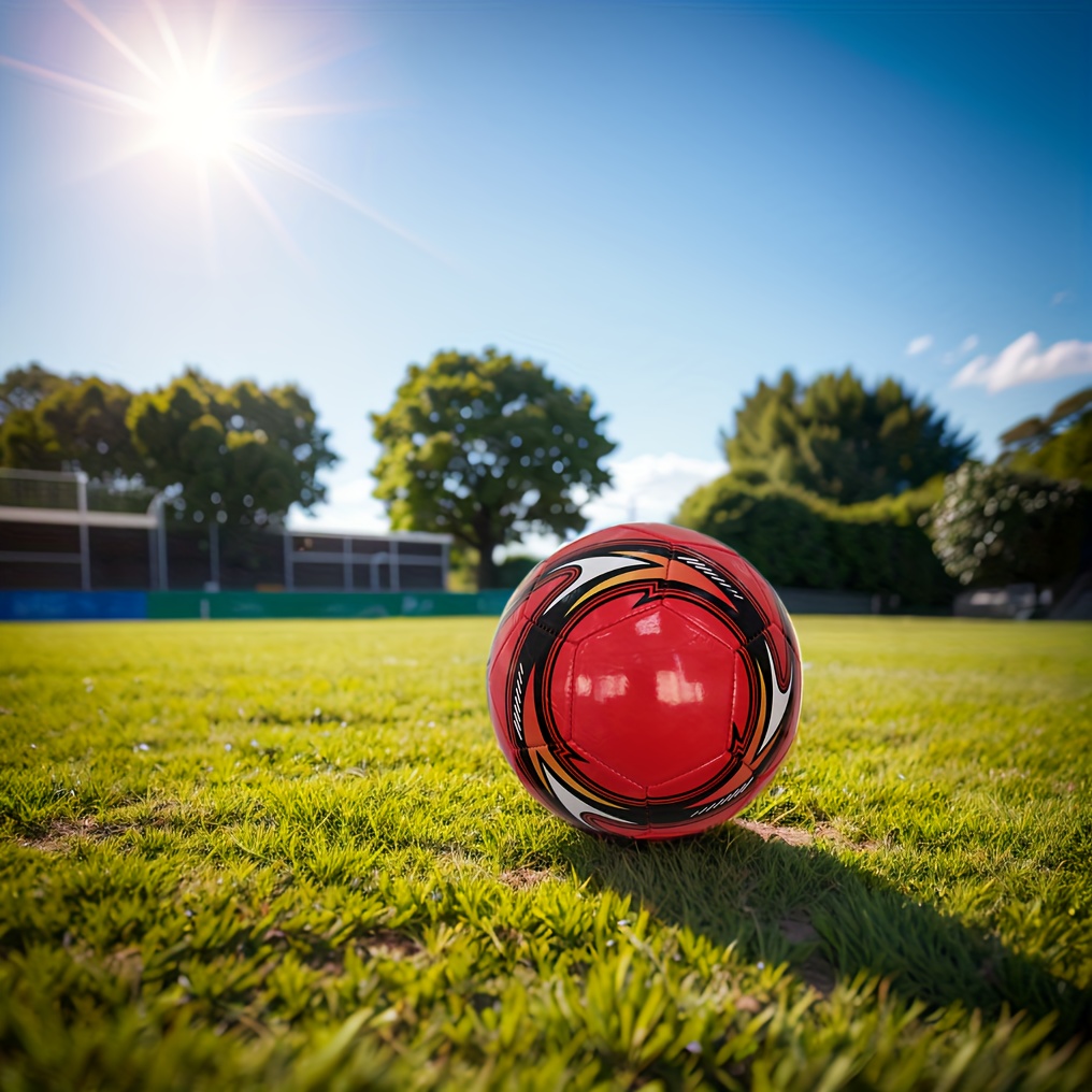 [Wear-resistant Football] Wear-resistant No. 5 Training Competition Football | For Outdoor Use, Backyard, Park and Beach Football, Very Suitable for Training, Entertainment and Competition - Christmas Gift