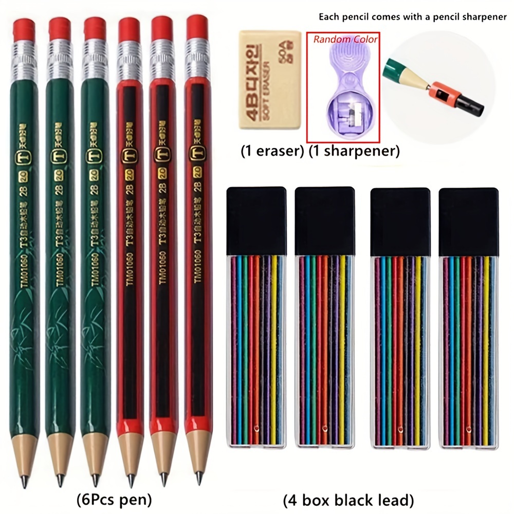School Colored Lead Mechanical Pencils 