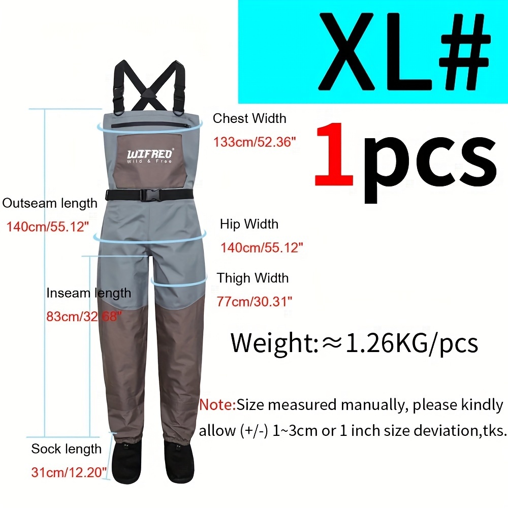 Fishing Chest Waders Fishing Overall Pants Breathable - Temu Poland