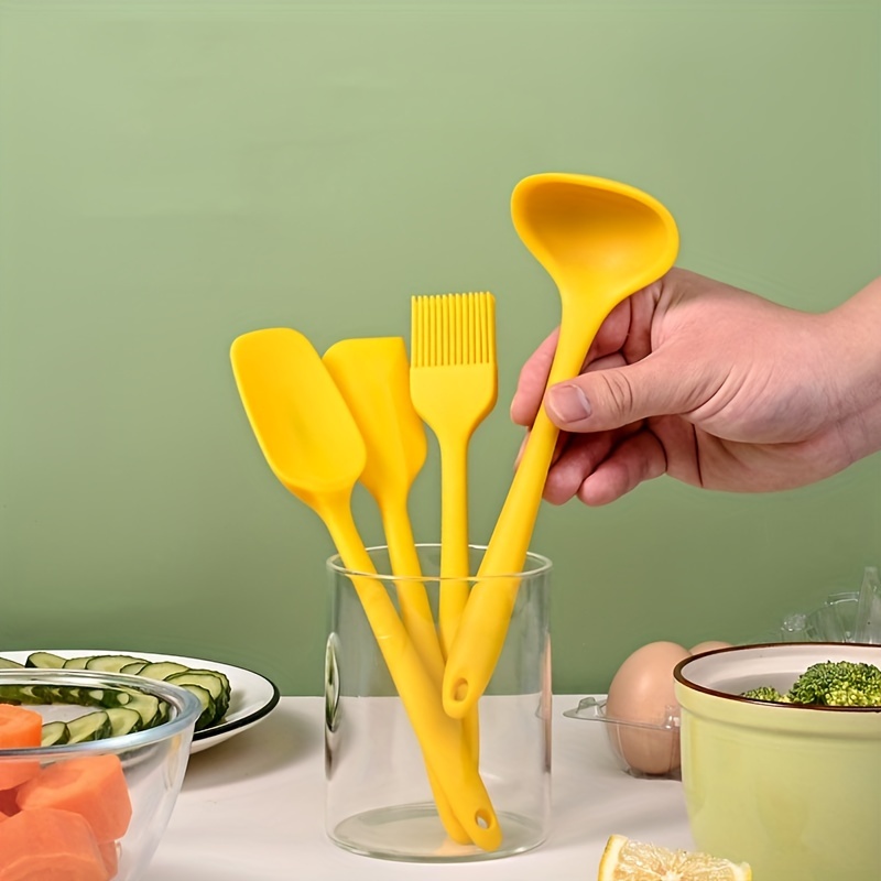 Silicone Spatulas, Large And Small Mixing Spatula, Baking Tools, Kitchen  Gadgets, Kitchen Accessories - Temu