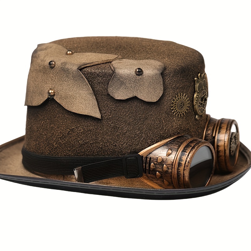 Steampunk Crazy Hat, For Stage Performance, Photography, Halloween - Click Image to Close