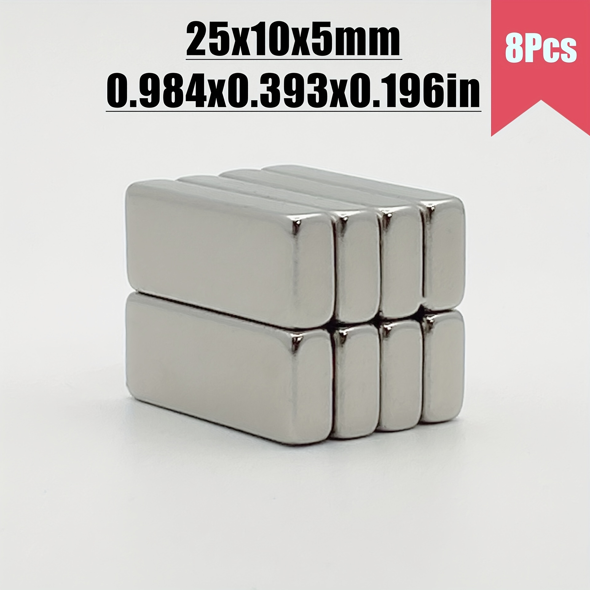 20pcs Strong Magnets Block Square Rare Earth Neodymium Small Magnet 10X5X2mm