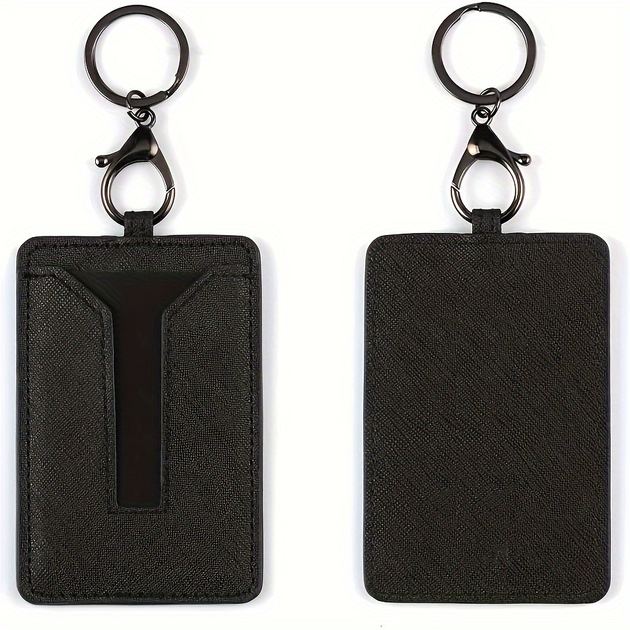 Car Key Clip Pu Leather Case Key Chain Metal Accessories Fit - Temu