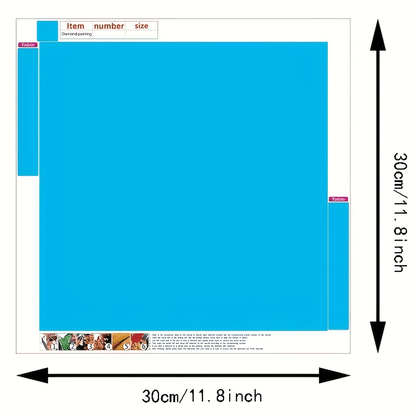 1pc Large Size 30*30cm/ 11.8*11.8in Without Frame DIY 5D Artificial Diamond Painting Set 2D Elvis Diamond Painting Full Diamond Diamond Art Embroidery Cross Stitch Picture Diamond Painting Art Craft For Wall Decoration