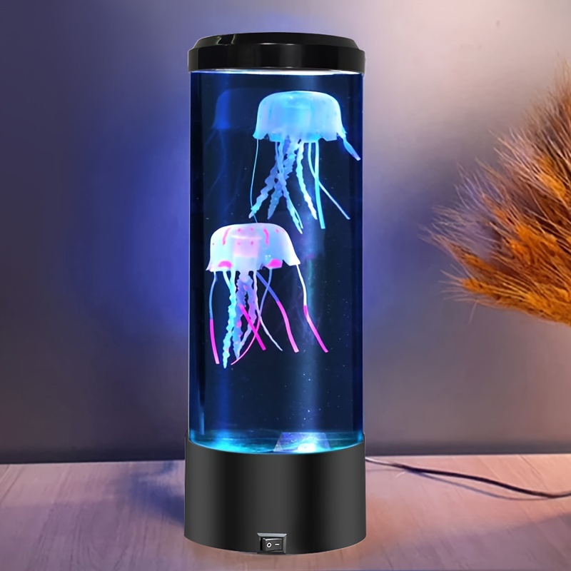 Lampe méduse moyenne LED couleur changeante décoration de la maison  veilleuse méduse Style aquarium lampe Led 