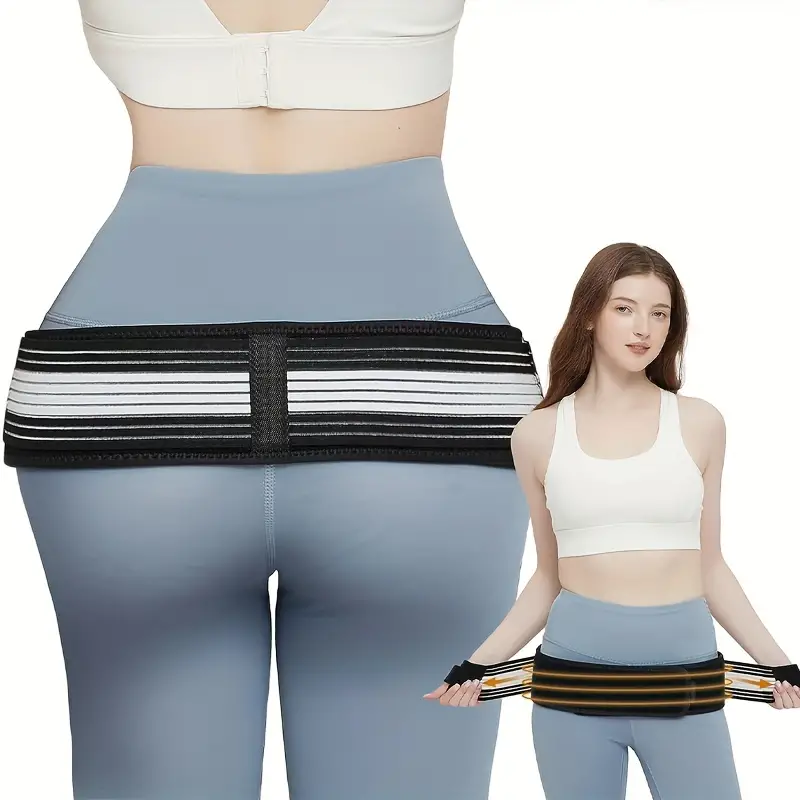 Sacroiliac Joint Hip Belt - Lower Back Support Brace - Pelvic Support Belt - Trochanter Belt, pelvis belt - sly-protection.com.pl