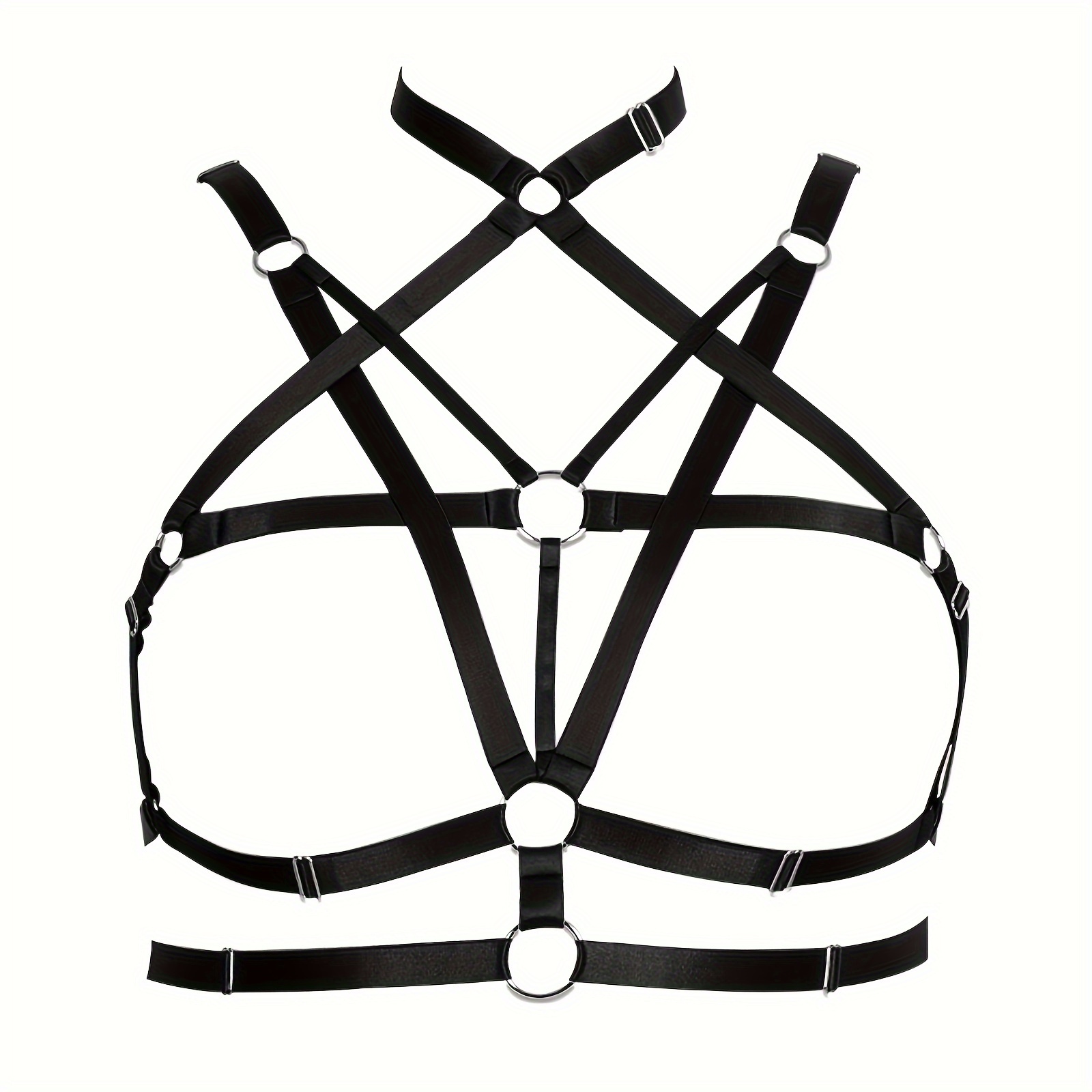 Plus Size Punk Cupless Bra Candy Color Elastic Waist Belt - Temu