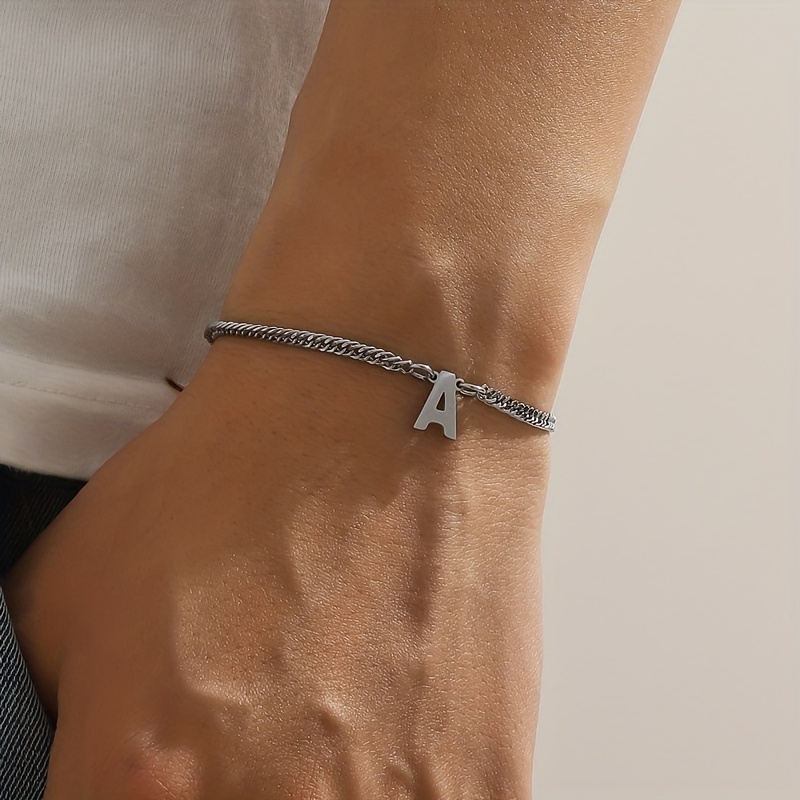 Minimalist Letter Bracelet