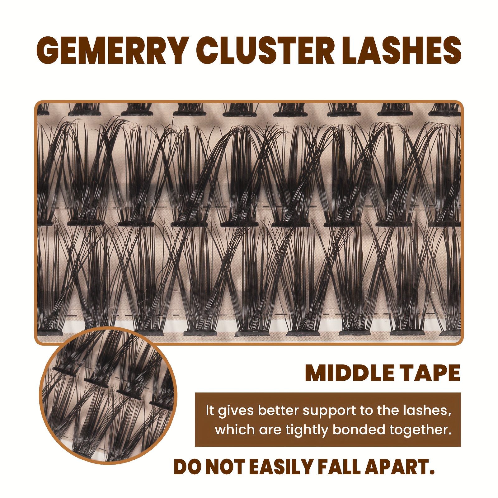 60Pcs Individual Lash Clusters 40P D Curl Soft False Eyelashes