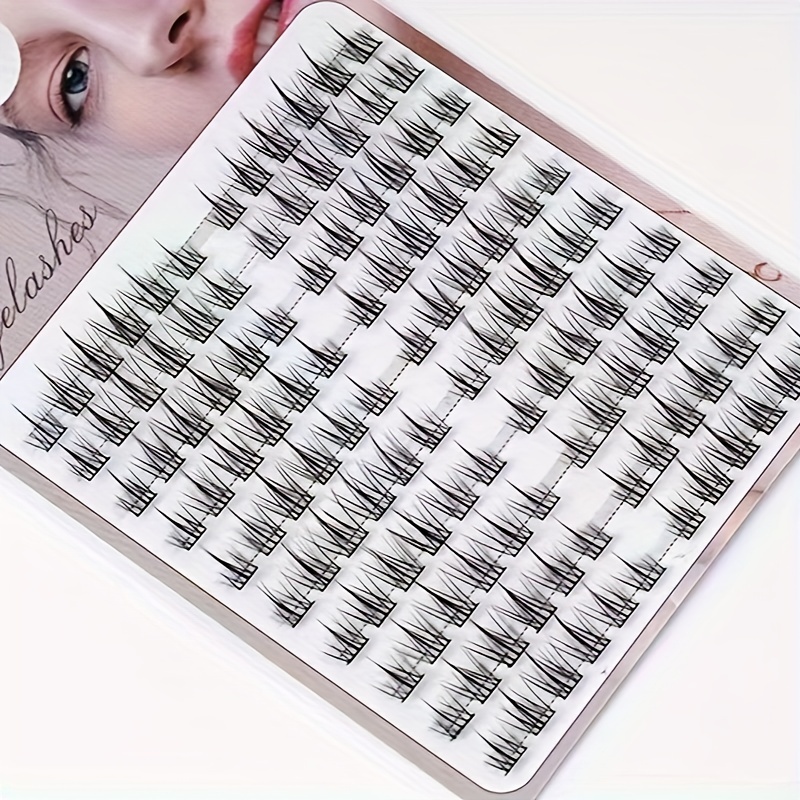 10 Rows Cluster Lashes 120pcs Clusters False Eyelashes DIY