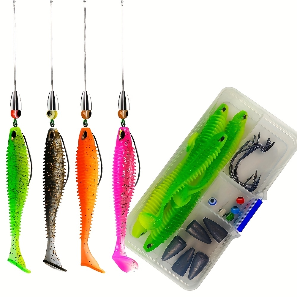 Multi color Fishing Lures Set Fishing Hooks Tackle Kit Bass - Temu