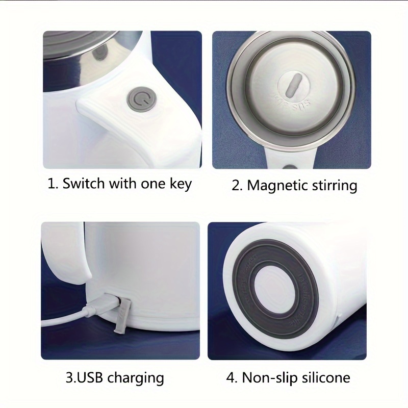 1 Tazza Di Miscelazione Elettrica Completamente Automatica - Temu Italy