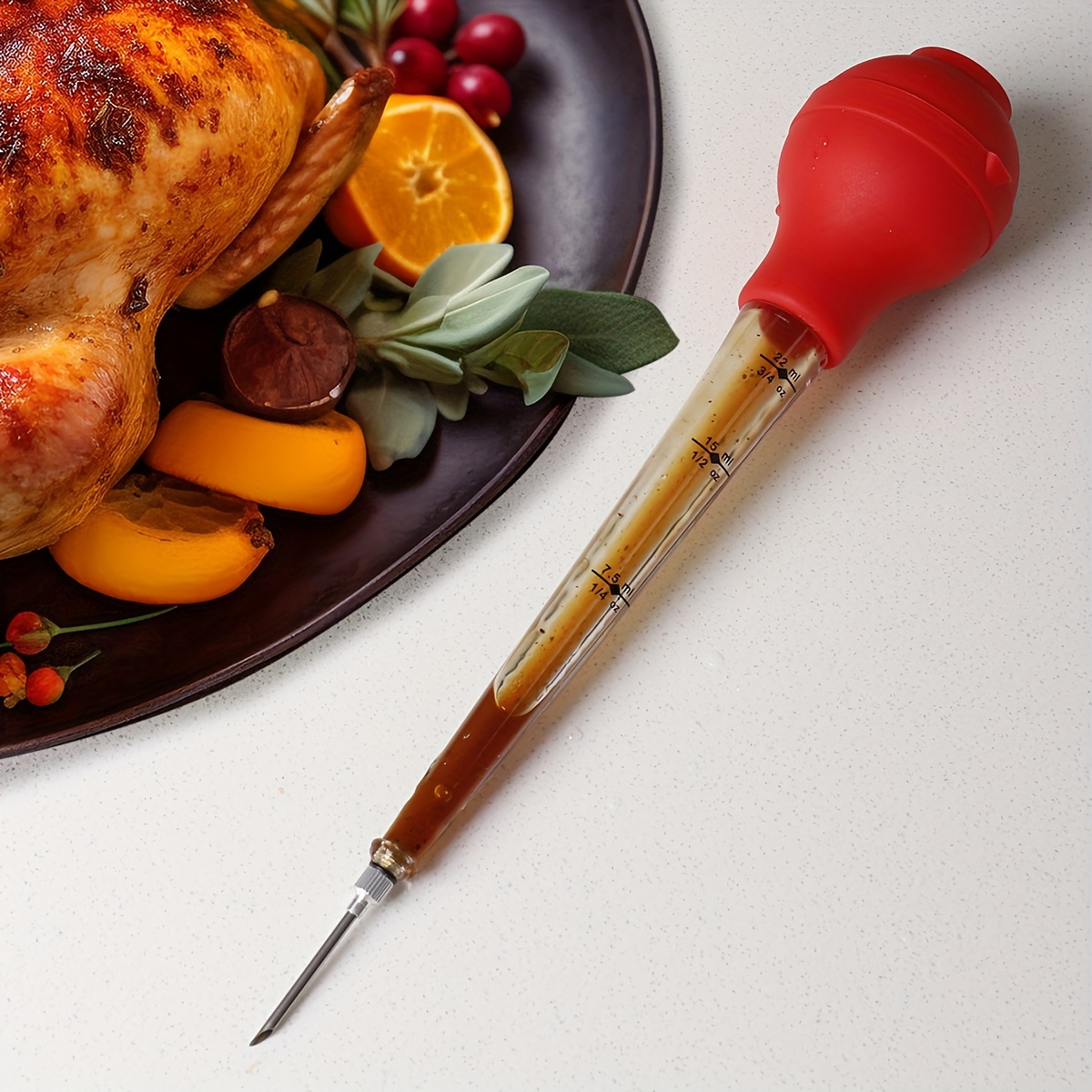 Home Kitchenware Silicone Cooking Tool Baster Turkey Barbecue