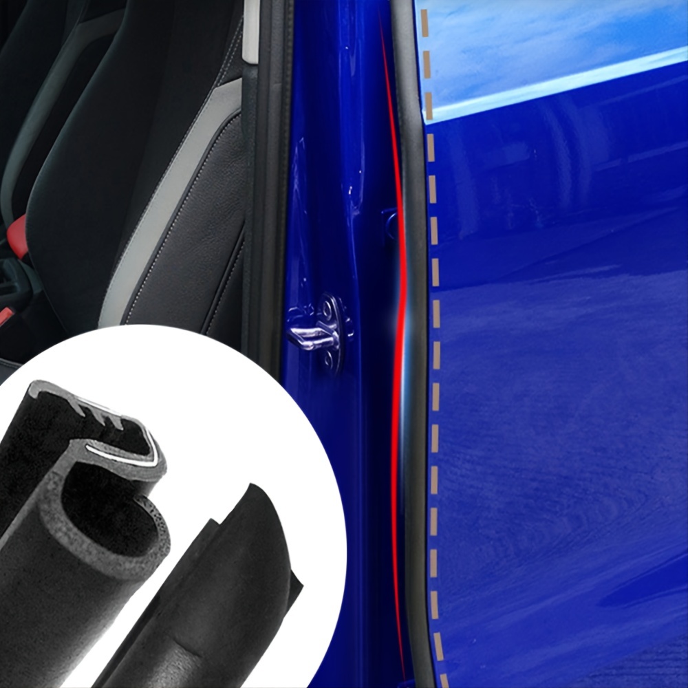Auto Tür Gummidichtung, B-förmig Autotür-Kantenschutz, Wasserdicht und  Selbstklebende, für Auto Türkante, Vordertür/Säulen (A und B) /Tür Hinten