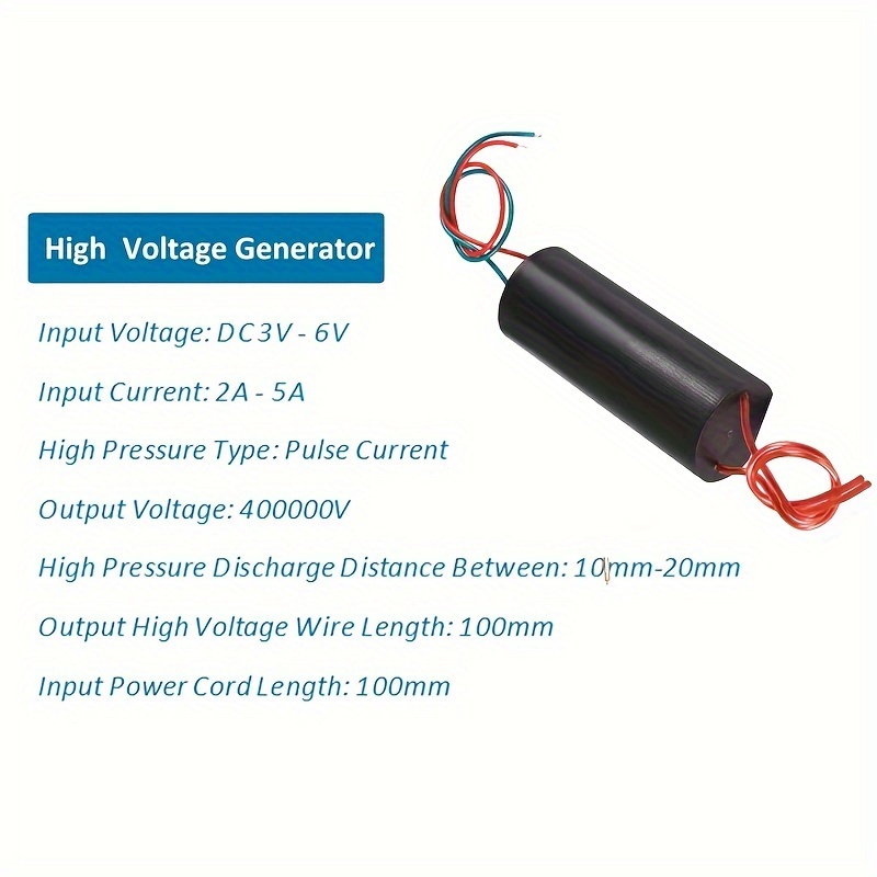 High Voltage Generator 6 12v 400kv Boost Inverter Arc - Temu