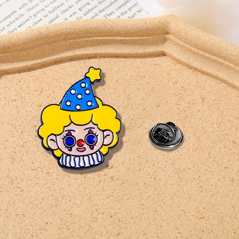 Creative Cute Cartoon Funny Clown Brooch Badge, All-match Gift Bag Buckle Circus  Clown Badge For Girls - Temu Czech Republic