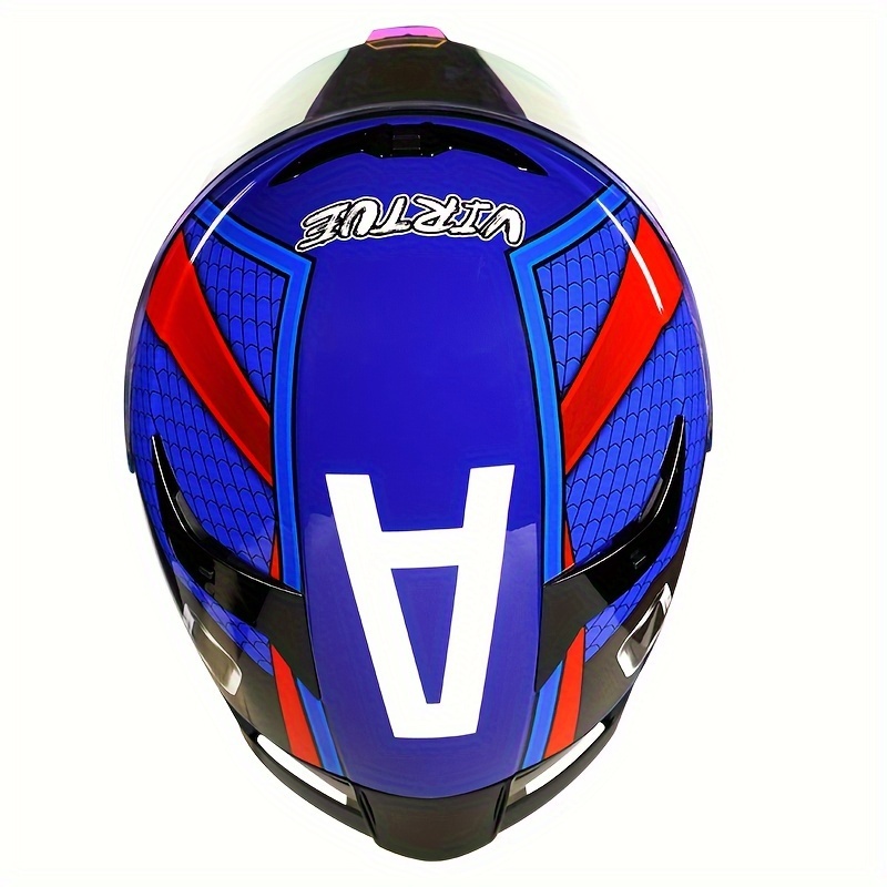 Virtue Casco Moto Uomo E Donna Estate Antiappannamento Casco Ece