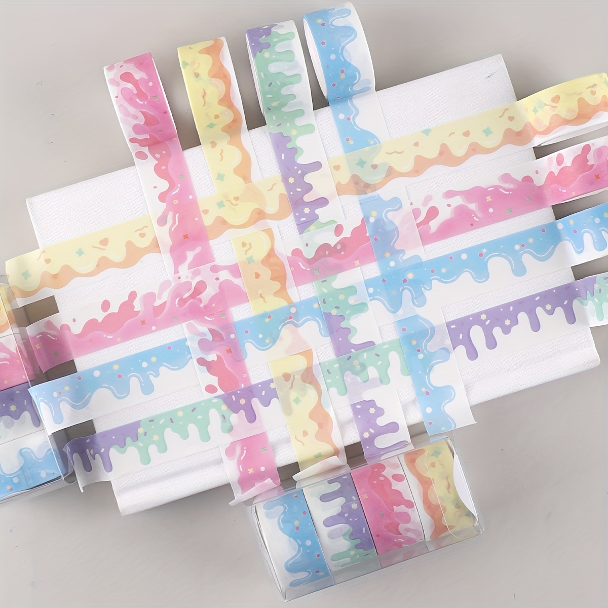 Washi Tape With Candy Hearts Pink Masking Tape Sweets Craft Tape Text  Hearts 