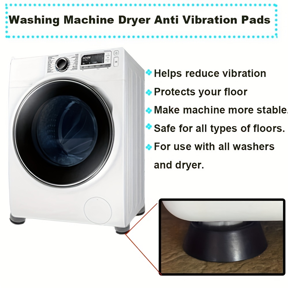 Anti Vibration Pads Washing Machine Dryer Rubber Isolation - Temu
