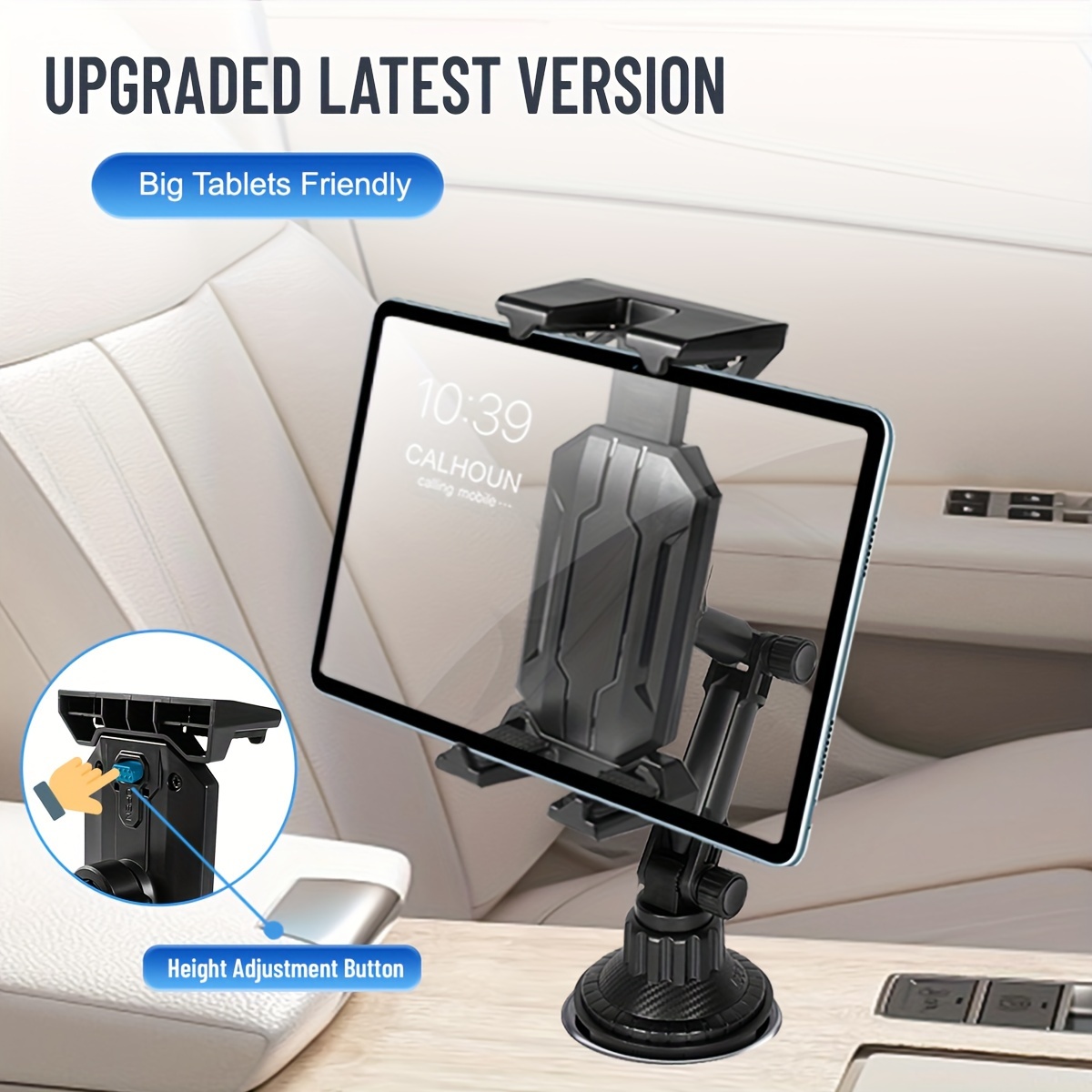 Car Cup Holder Tablet Phone Mount Heavy Duty Cupholder Base - Temu