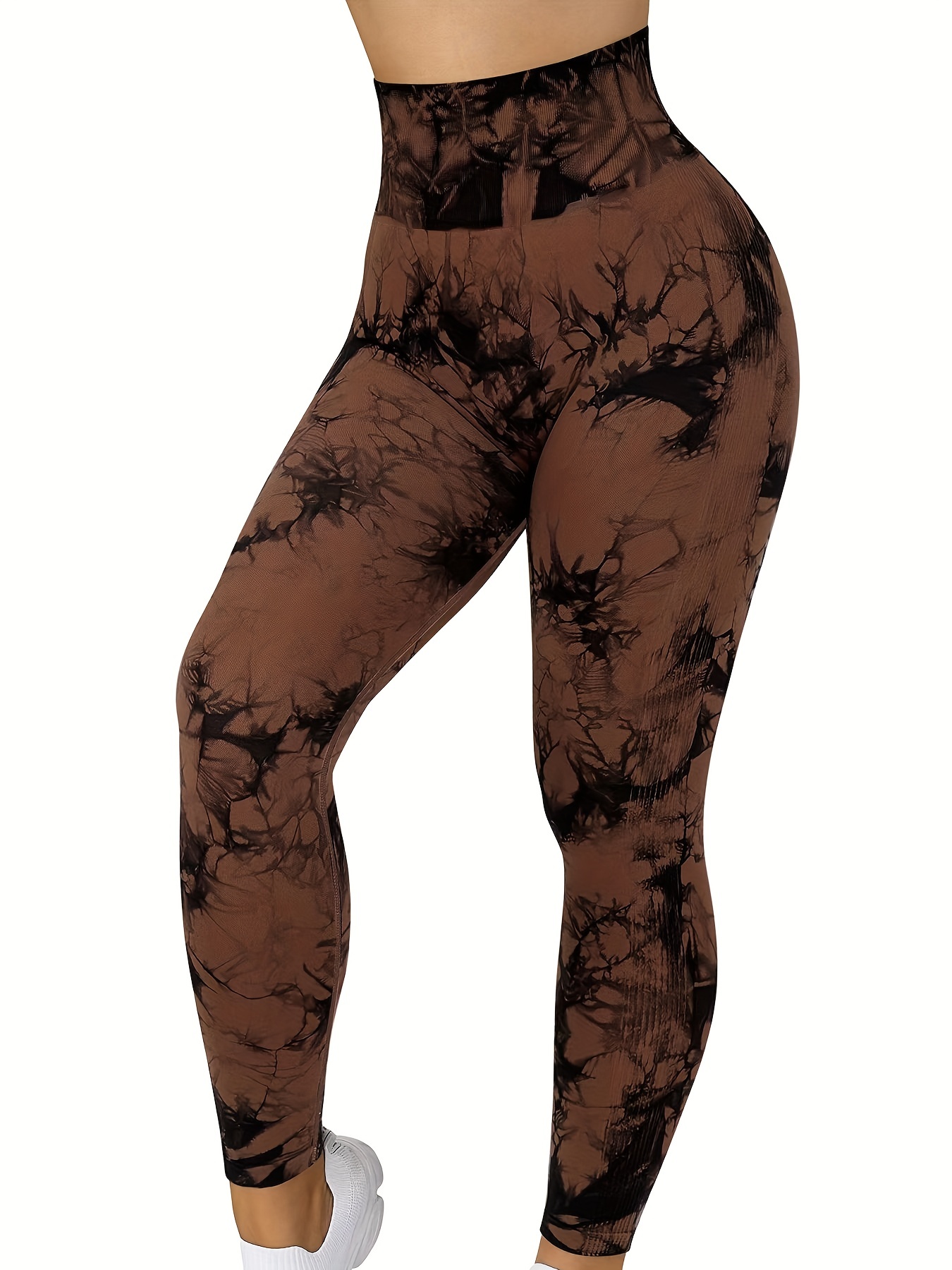 Women's Active XL Leopard Print Workout Leggings. • High rise