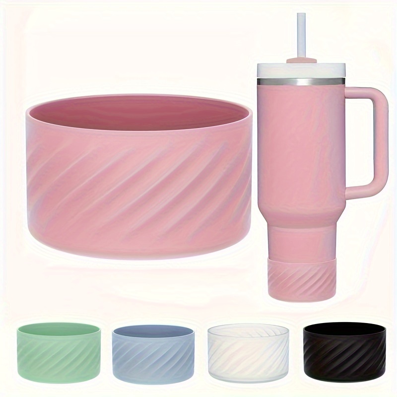 Silicone Cup Bottom Sleeve, Non-slip Twinkle Cup Boot Cover, Cup