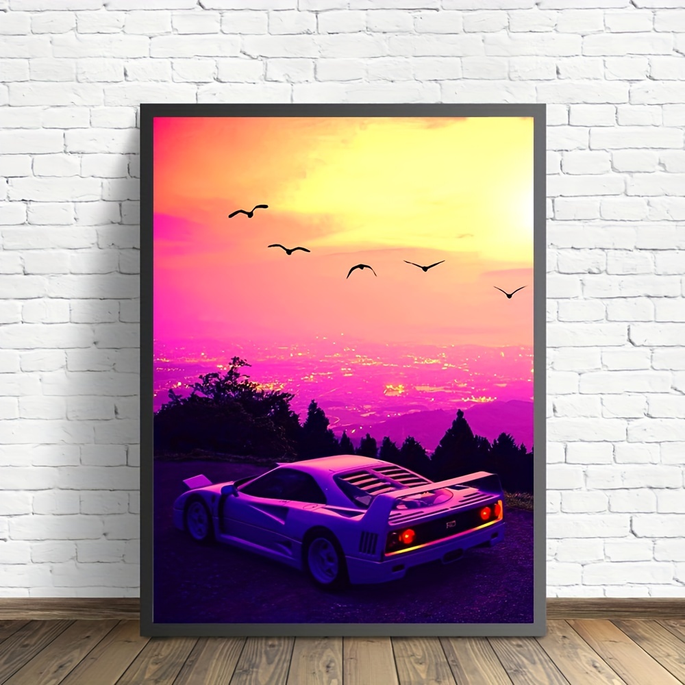 F40 Picture Canvas Print Poster Wall - Temu