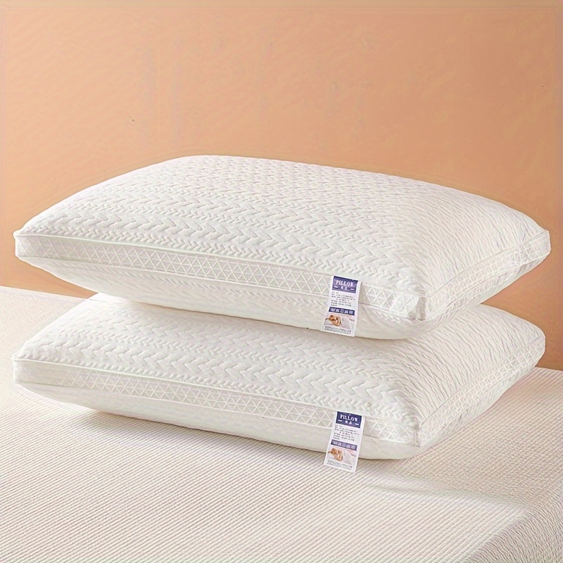 Memory Foam Pillow - Ventilated, Premium Bed Pillows With Washable And  Bamboo Pillow Cover, Cooling, Orthopedic Sleeping, Side And Back Sleepers -  Dorm Room Essentials - Temu