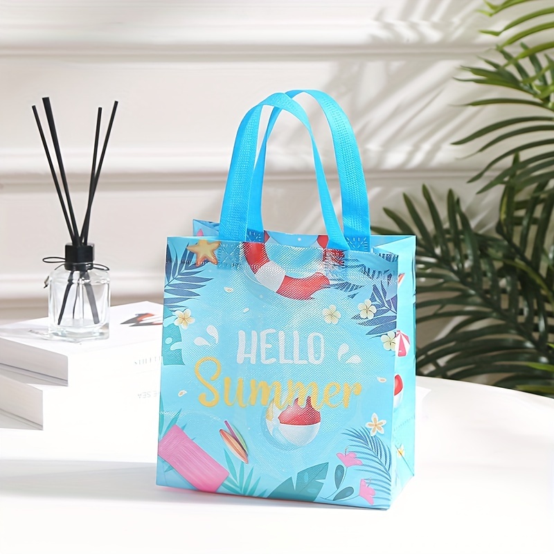 Waterproof Fruit Leaf Pattern Gift Bag Non woven Fabric Tote - Temu