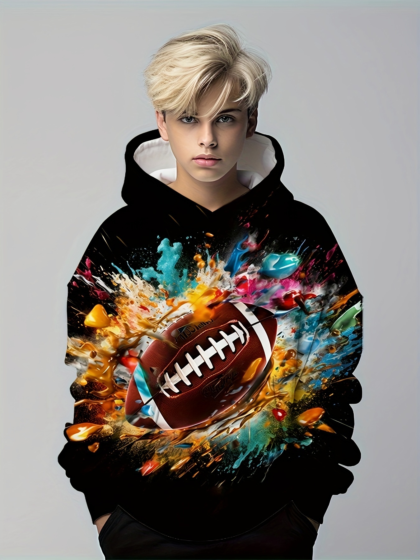 Boys football clearance hoodie