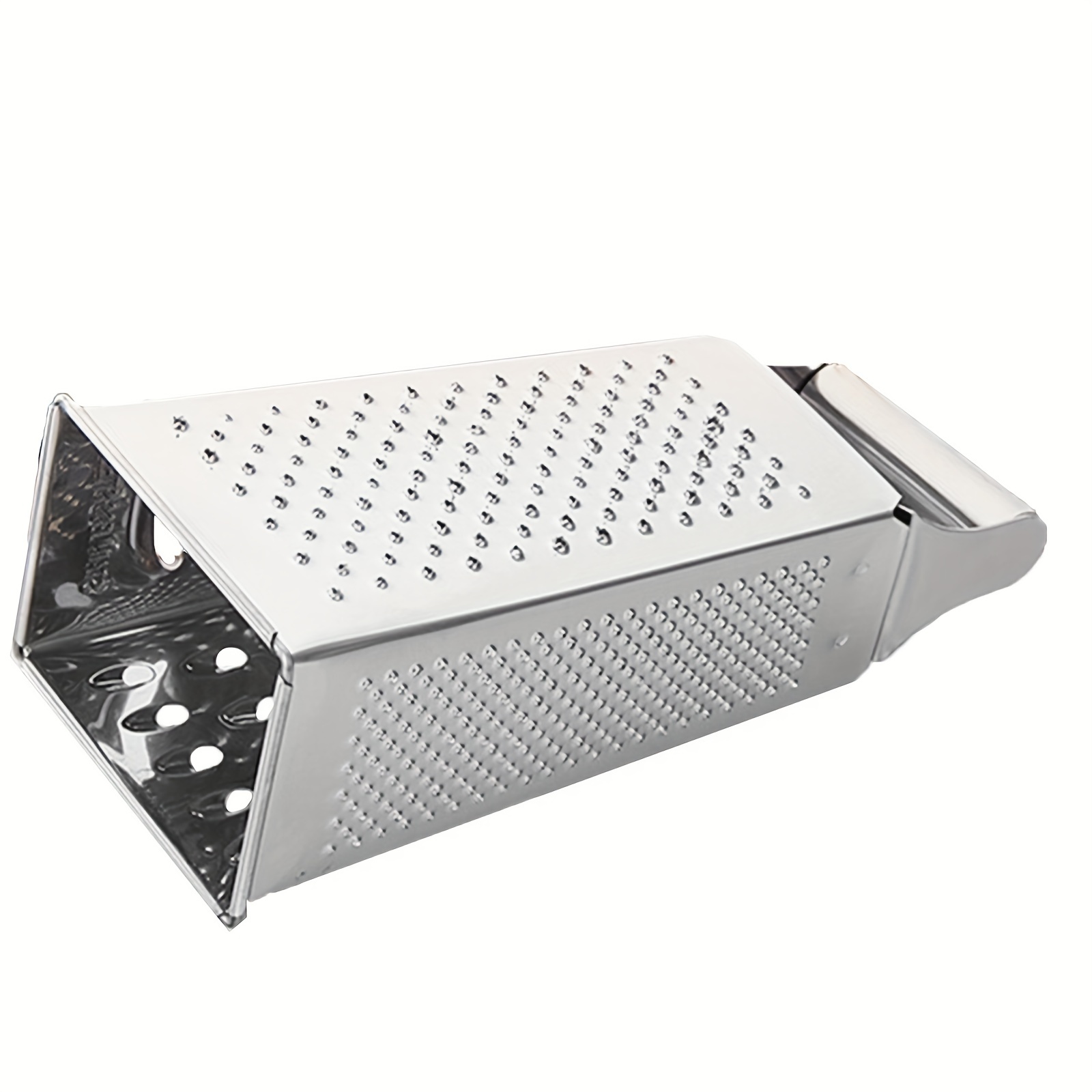 4 Sided Stainless Steel Box Cheese Carrot Food Grater Shredder Slicer