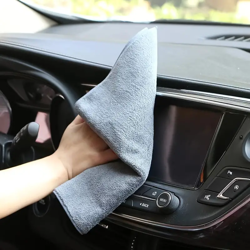 Thickened Car Cleaning Towel Coral Velvet Cloth Double Sided High Density  Towel