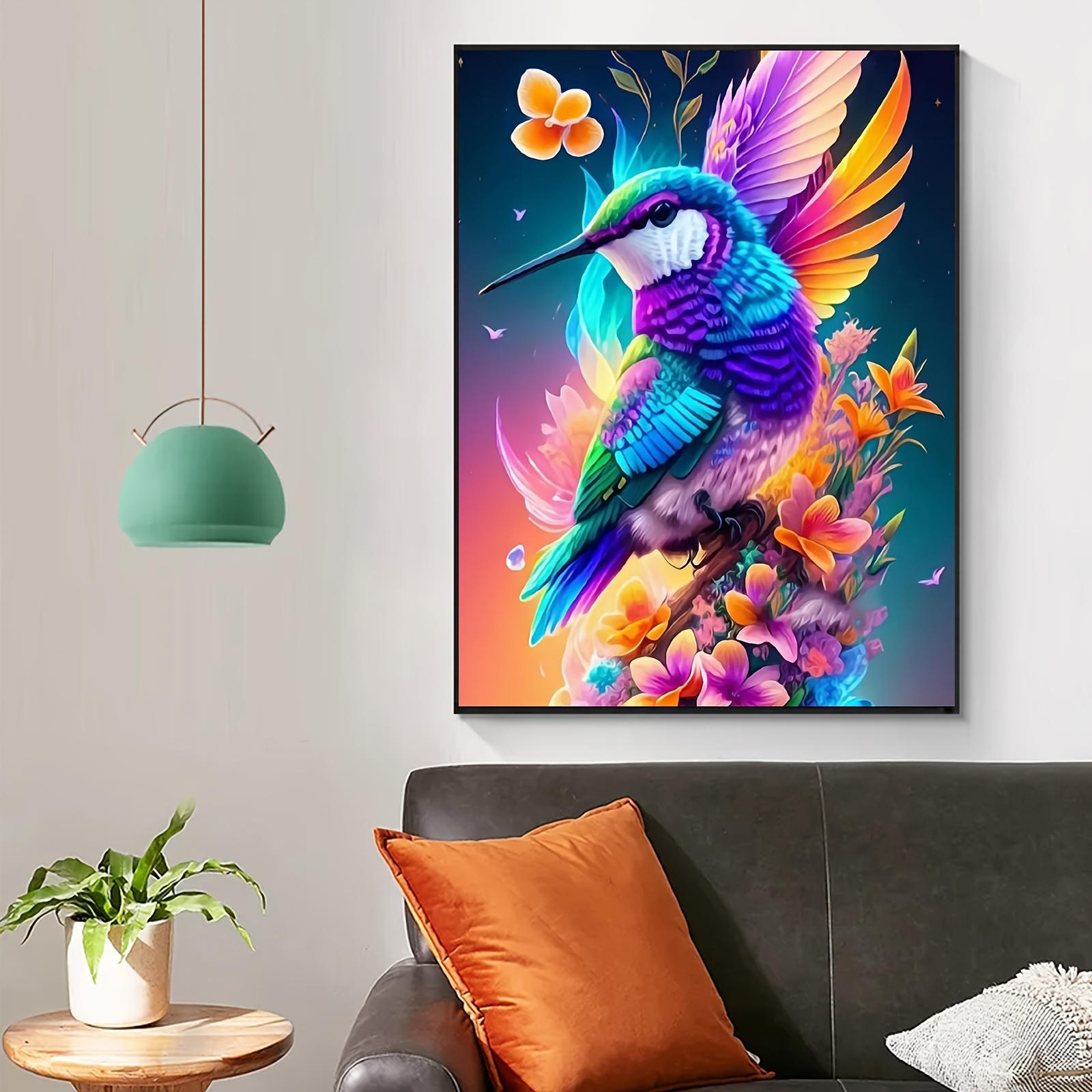 Hummingbird Diamond Painting Kits for Adults Beginners, 5D DIY Diamond Art  Birds Full Drills Painting by Diamond Dots Picture Handmade Crafts for Wall