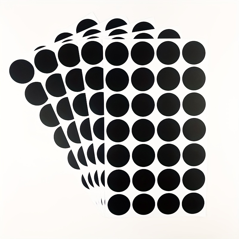 140pcs Rewritable PVC Round Chalkboard Sticker Adhesive Label