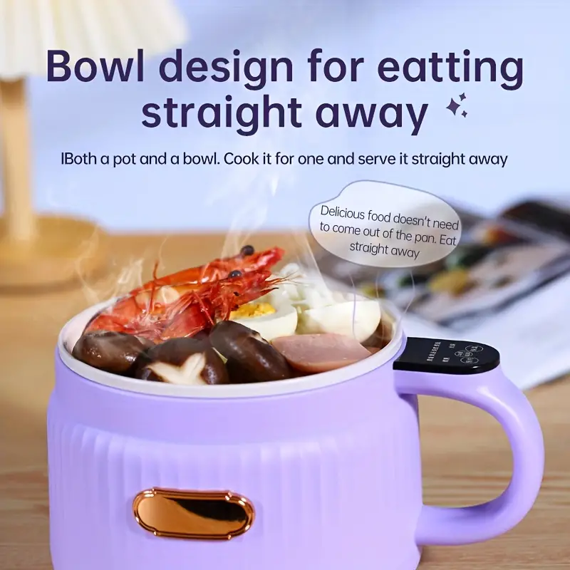 1pc multifunctional boiling pot hot pot stir fry braised steam non stick electric boiling pot can be steamed on two fires boiled under the steam enjoying a double delicious taste it can be made into hot pot and stir fried in 1 6l details 3