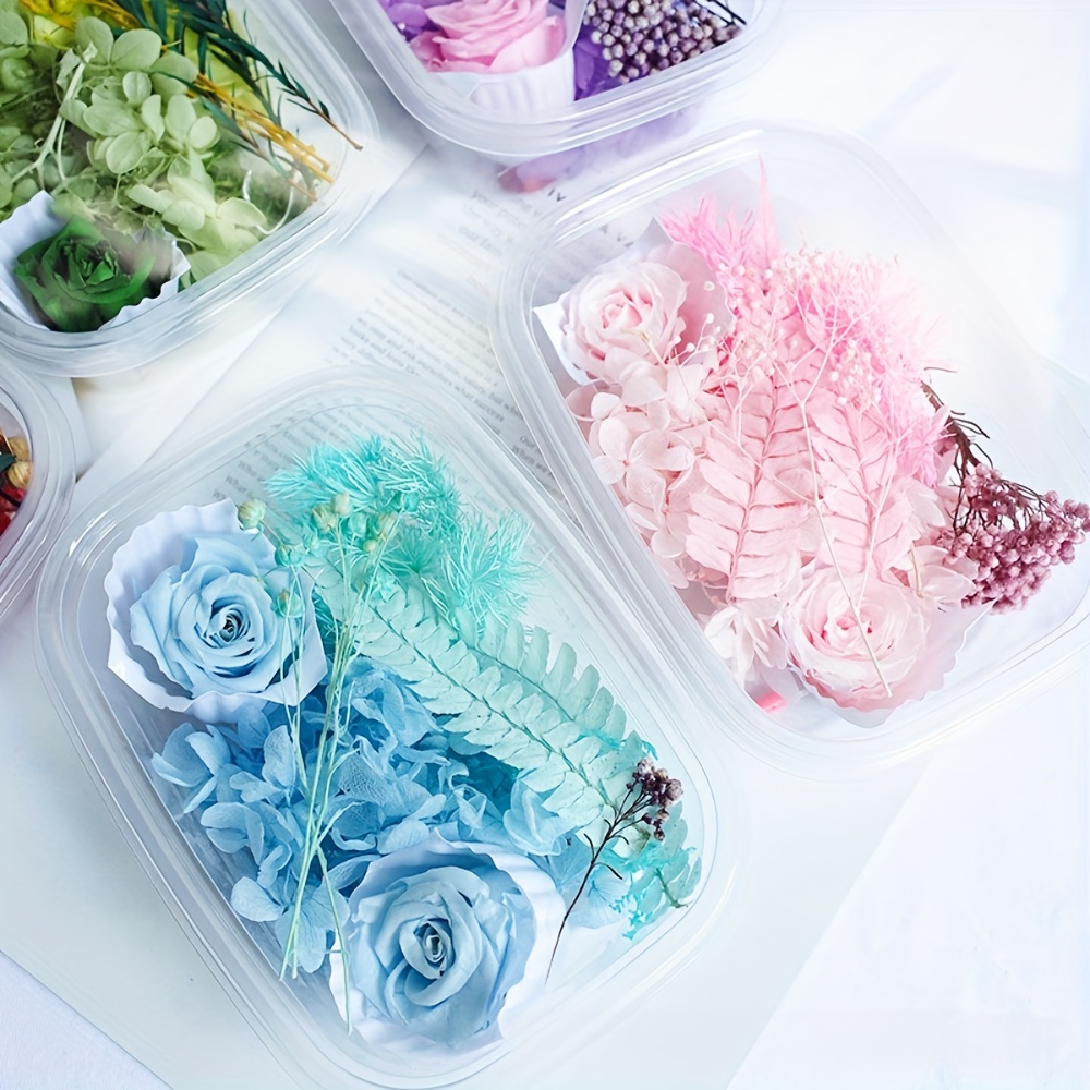 

1box Dried Flowers For Diy Aromatherapy Candle Making Epoxy Resin Mold Jewelry Accessories Wedding Bouquet Home Decoration