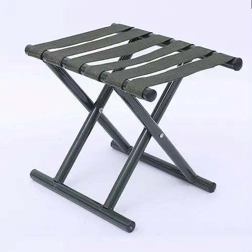 Portable Triangle Chair Three Legged Stool Outdoor Hiking Fishing Folding  Stool Accessories,Blue