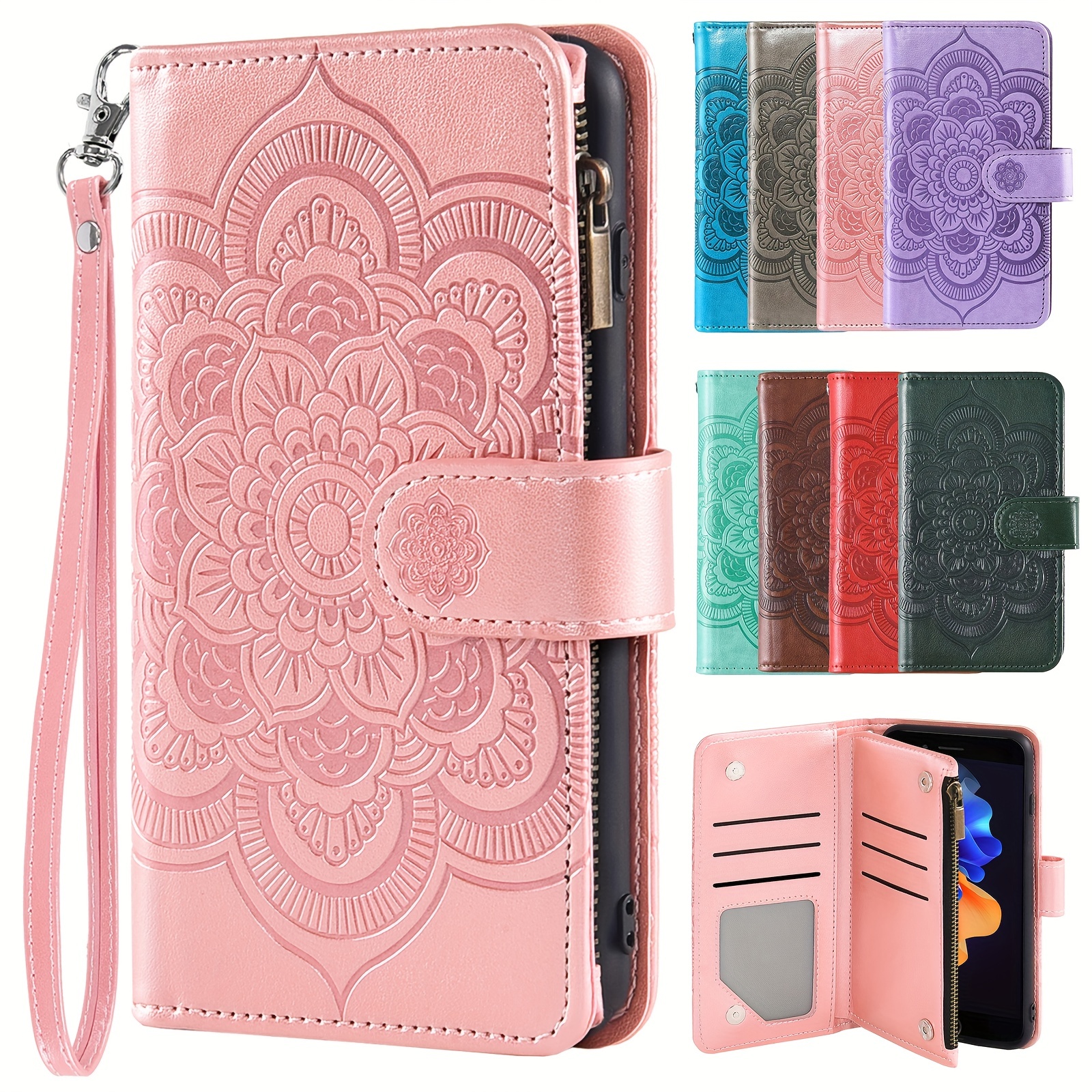 For Samsung Galaxy M54 5G, Fashion 3D Grid Wallet Flip Leather Stand Case  Cover