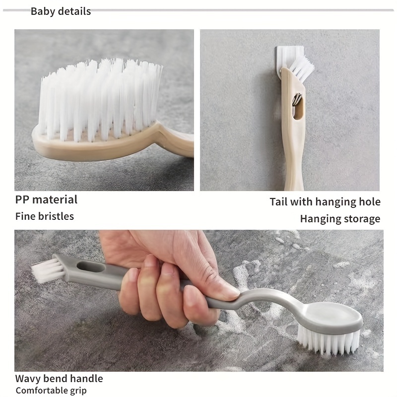 Long-handled Narrow Brush Head Soft Hair Shoe Brush Household Cleaning  Scrub Brush - Temu